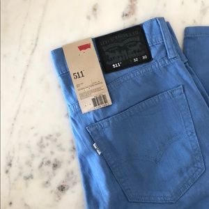 الانزلاق levi's 511 light blue 